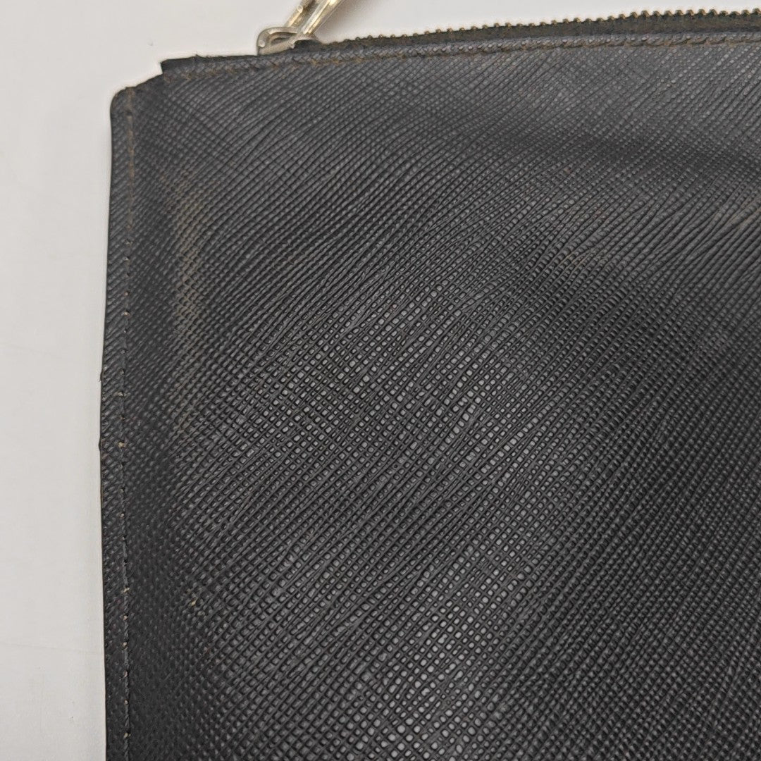 Calfskin Clutch Black