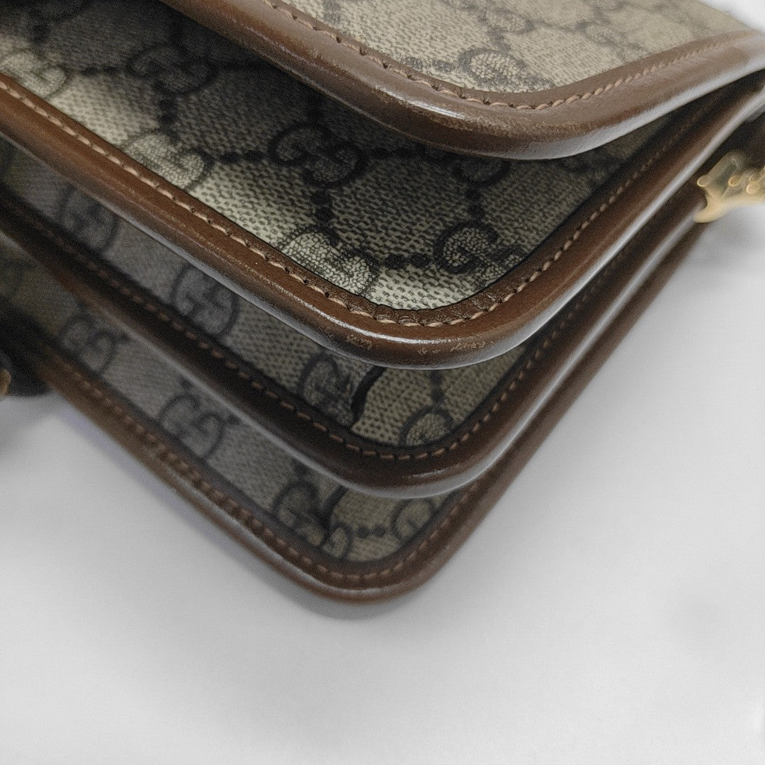 Retro Mini Monogram Coated Canvas Beige