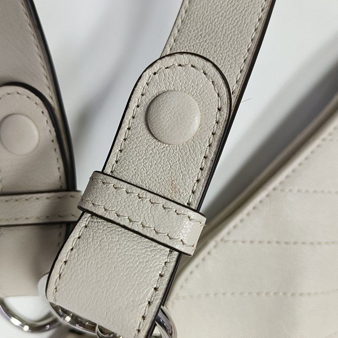 Quilted Calfskin White