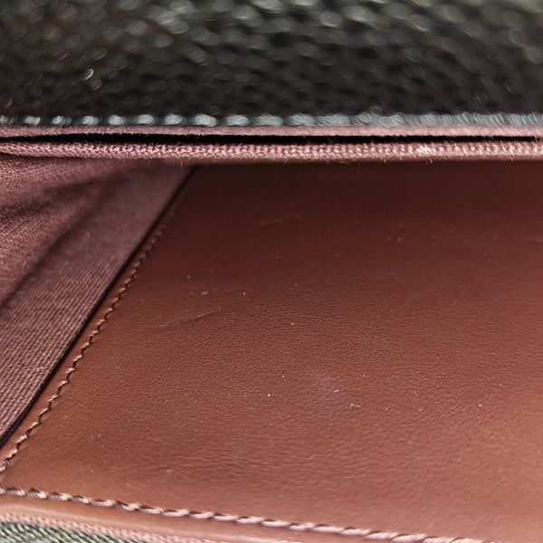 WOC Quilted Grained Calfskin Black