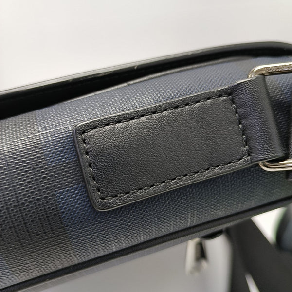 London Coated Canvas Blue
