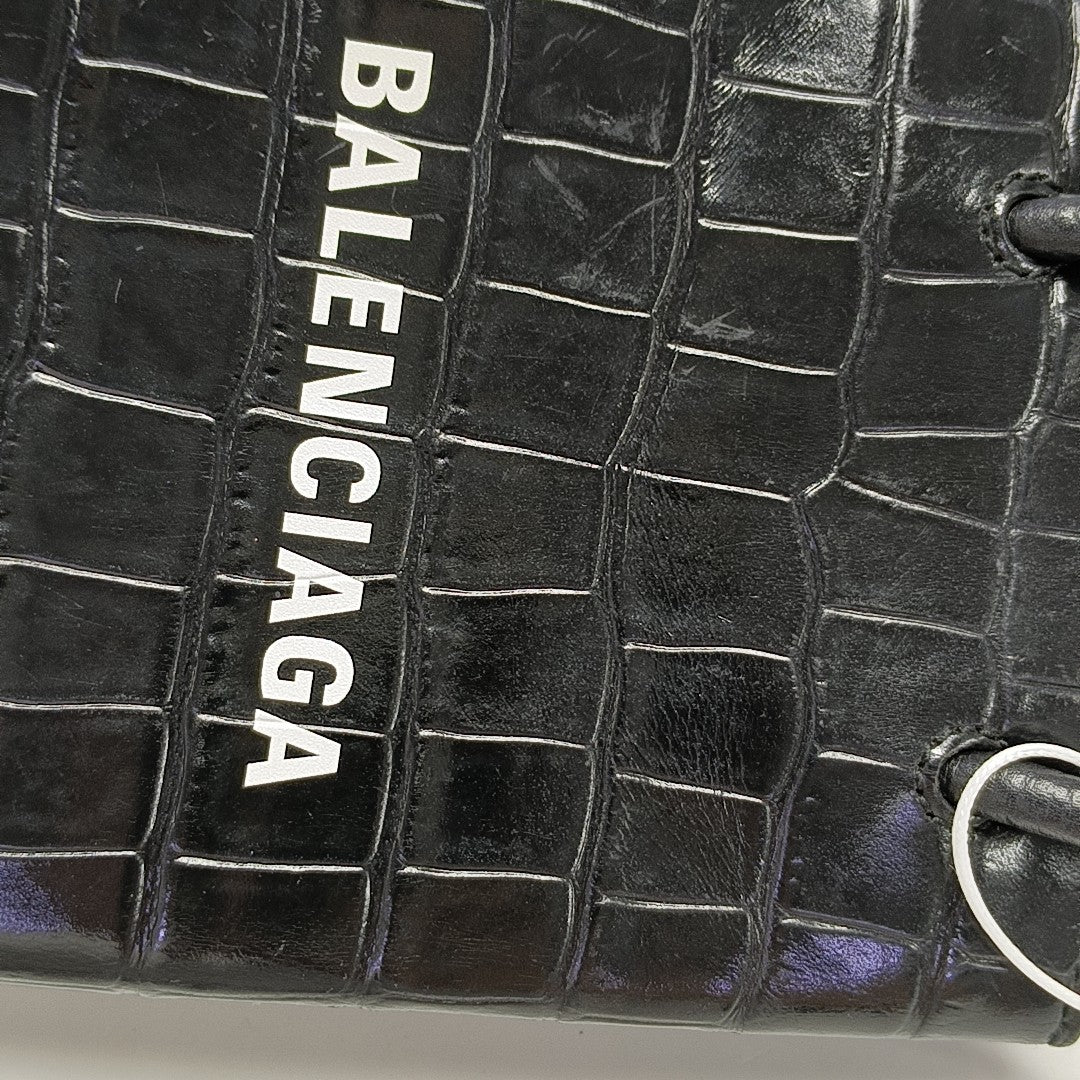 Shopping Bag Calfskin Black