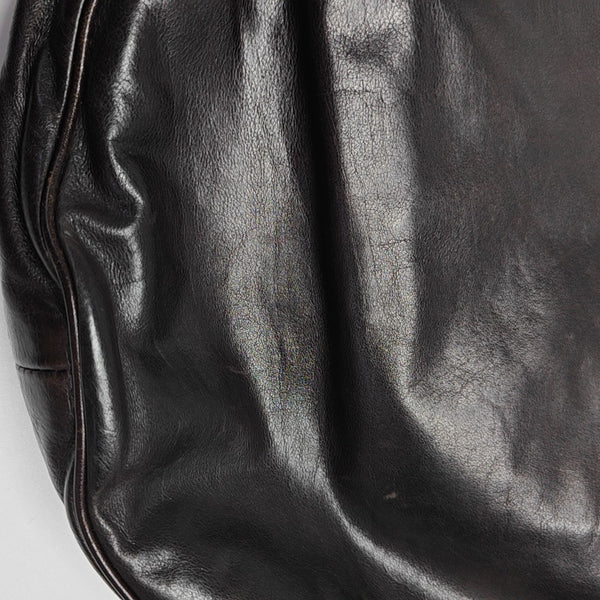 Calfskin Shoulder Bag Brown