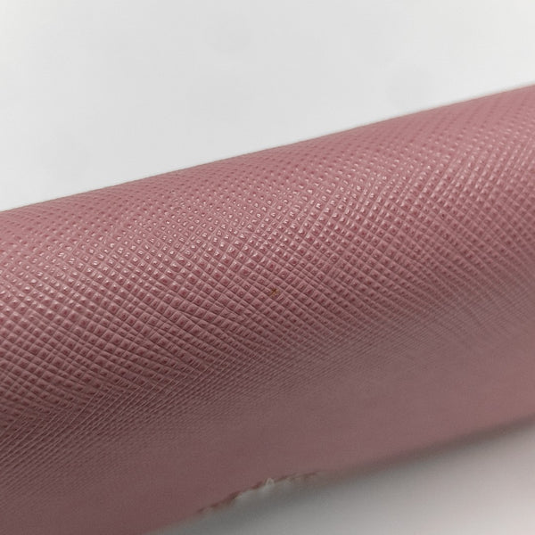 Zippy Wallet Saffiano Calfskin Pink