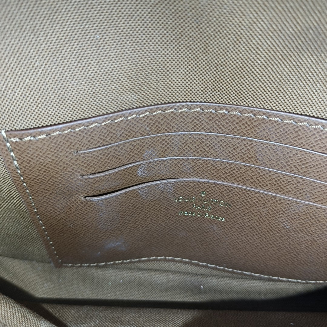 IVY Monogram Coated Canvas Brown