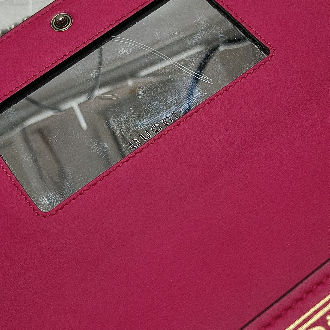 Calfskin Shoulder Bag Red