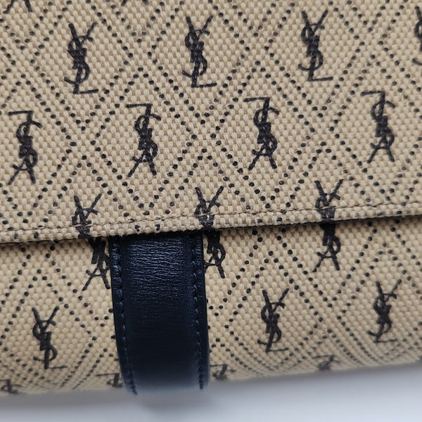 MONOGRAM ALL OVER Small Fabric Beige