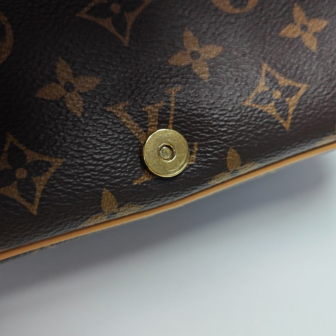 DIANE Monogram Coated Canvas Brown