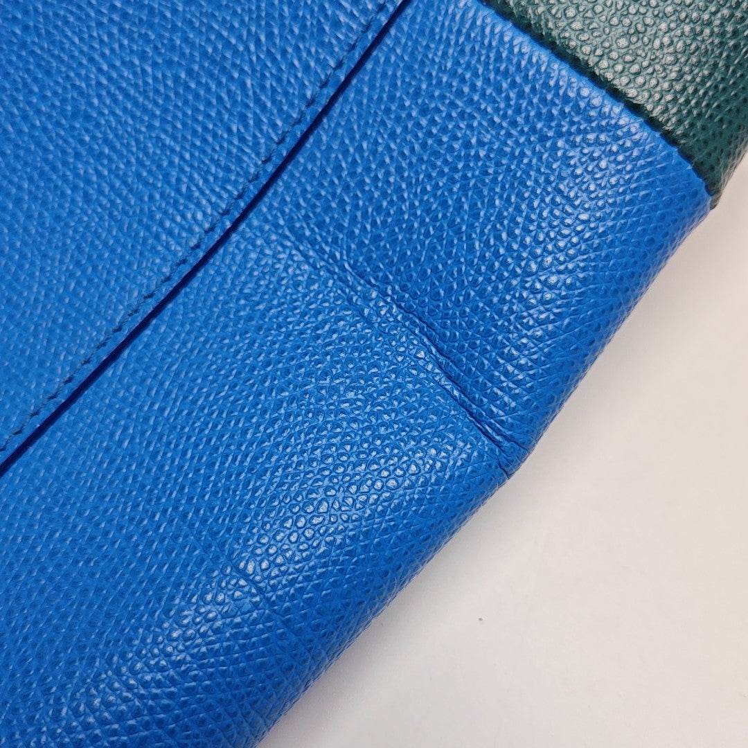 VERTICAL CABAS Mini Calfskin Blue