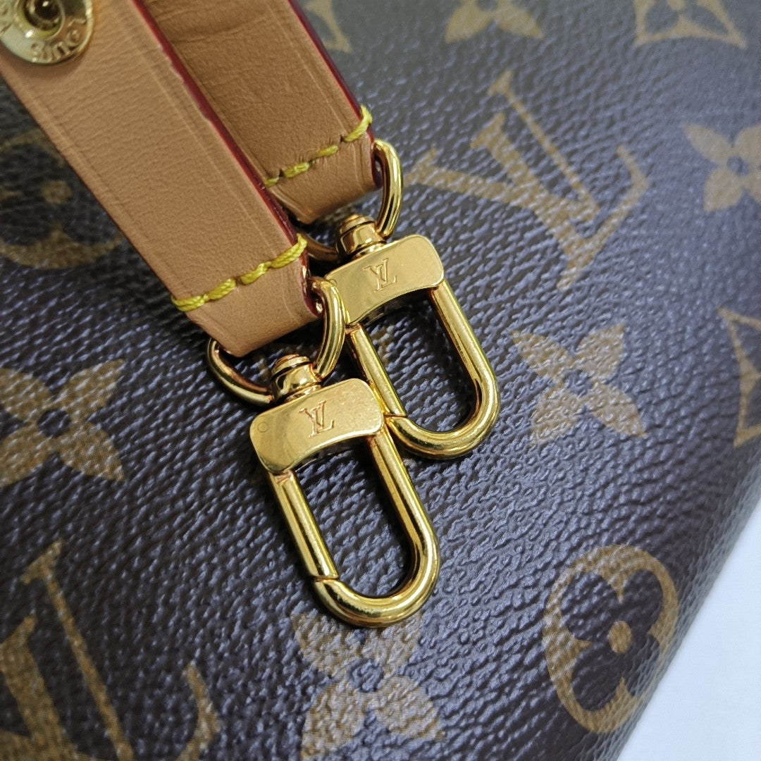 IVY Monogram Coated Canvas Brown