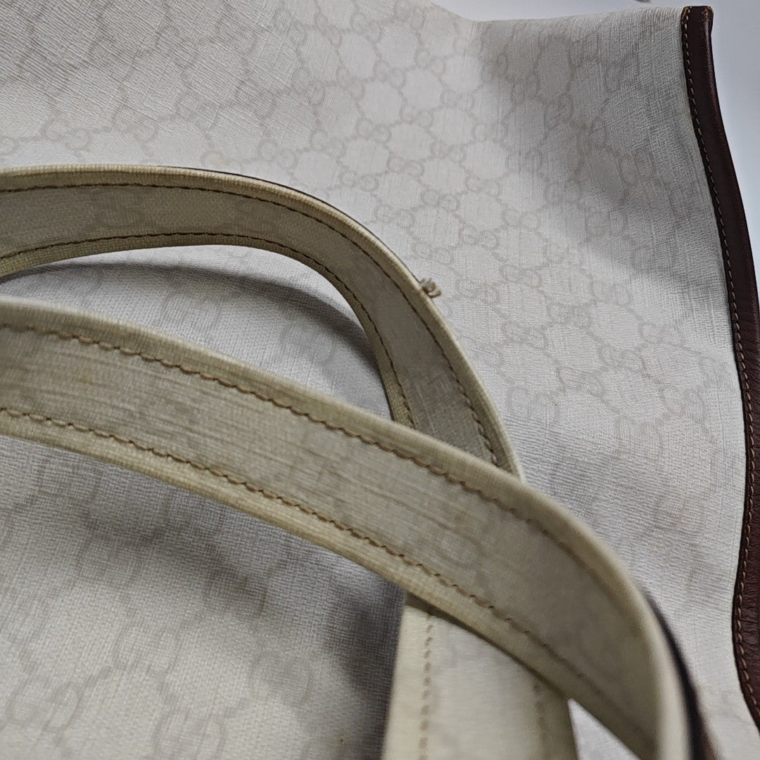 Monogram Coated Canvas White