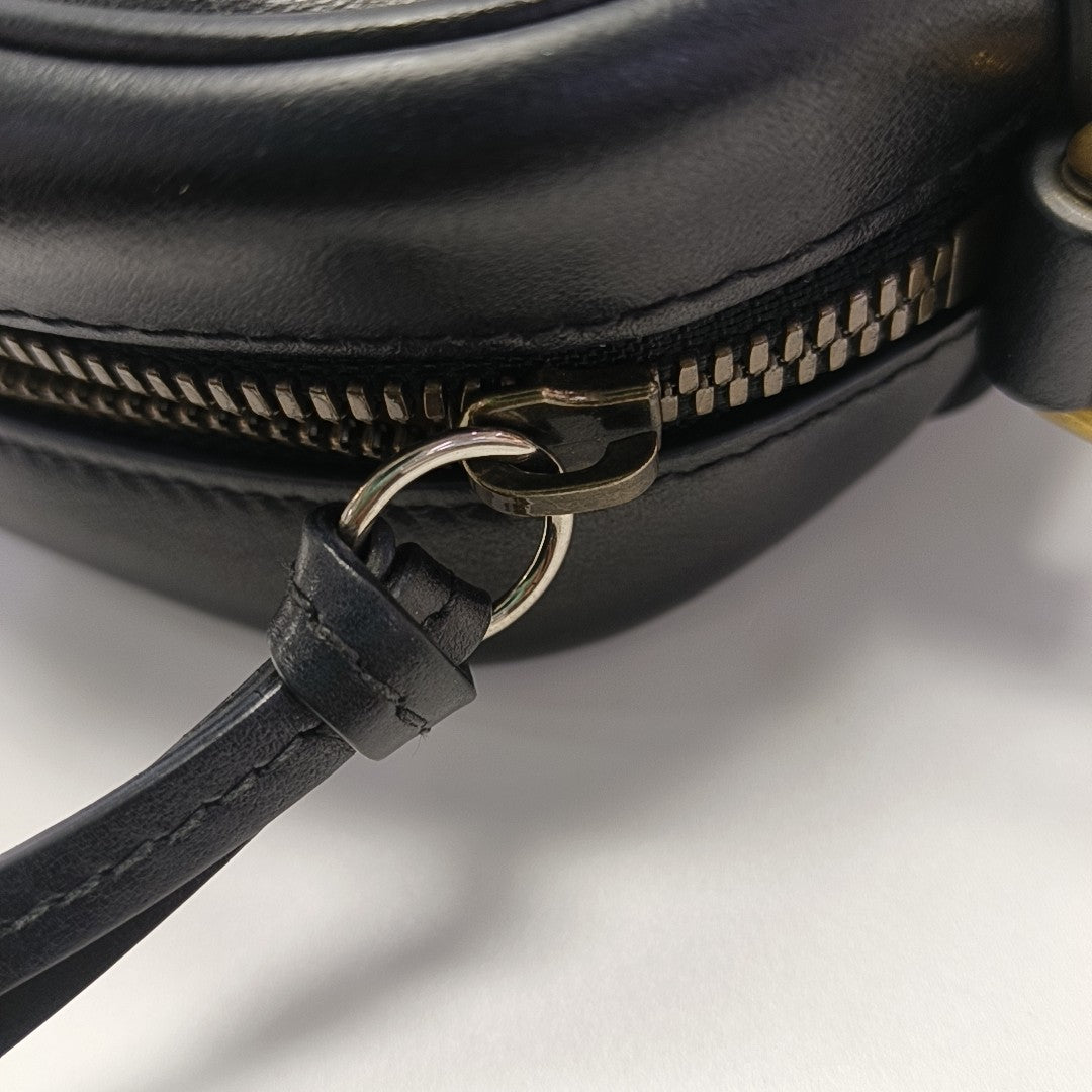 GG Marmont Mini Quilted Calfskin Black