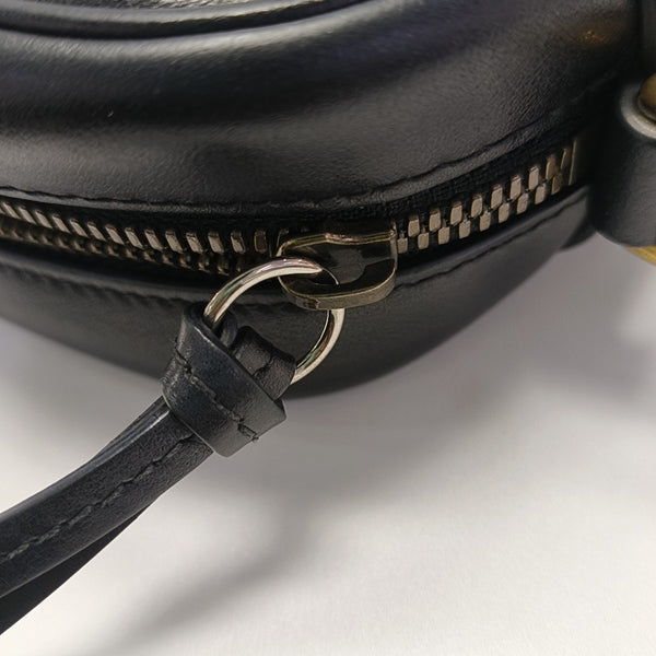 GG Marmont Mini Quilted Calfskin Black