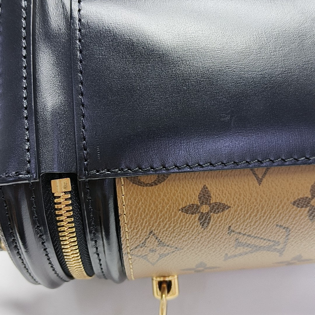 CANNES PM Monogram Coated Canvas Brown