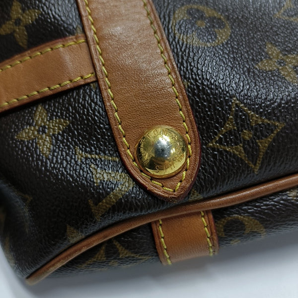 STRESA Monogram Coated Canvas Brown