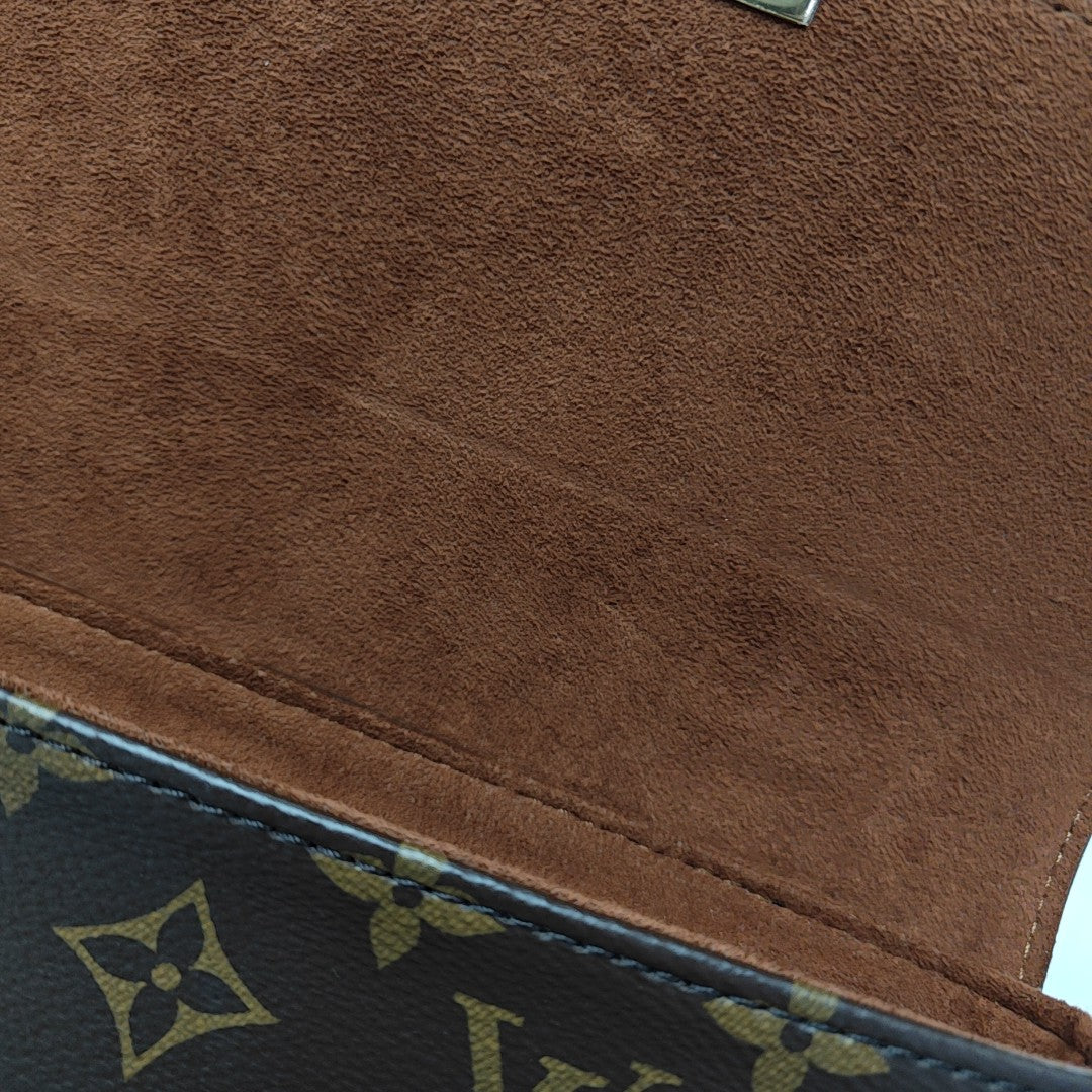 LOCKY BB Monogram Coated Canvas Brown
