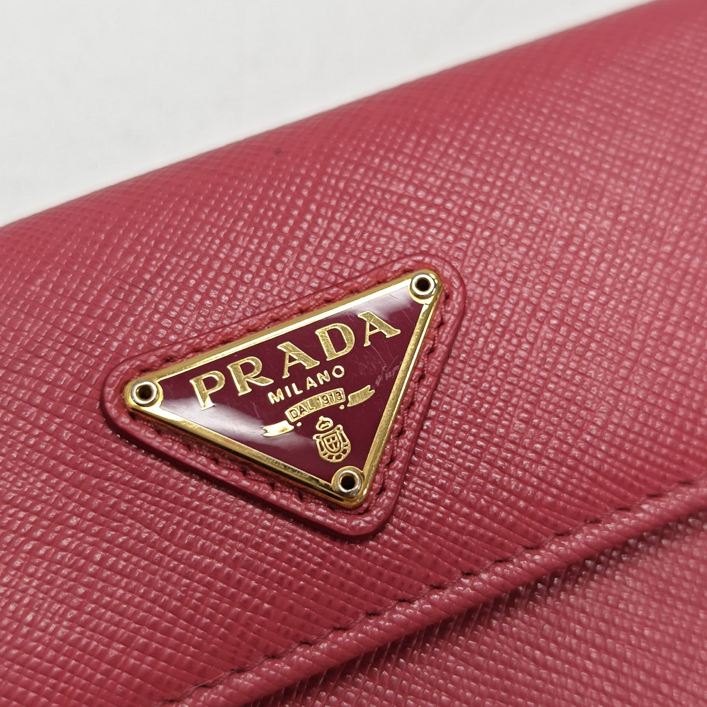 Saffiano Calfskin Wallet Pink