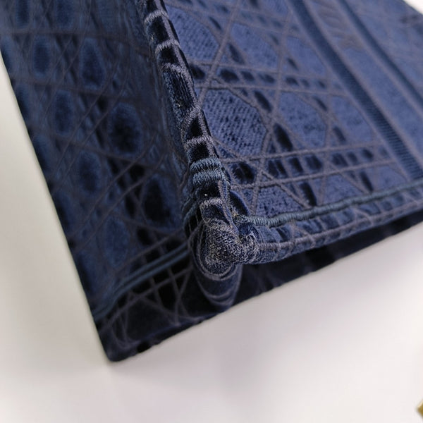 Book Tote Large Fabric Blue