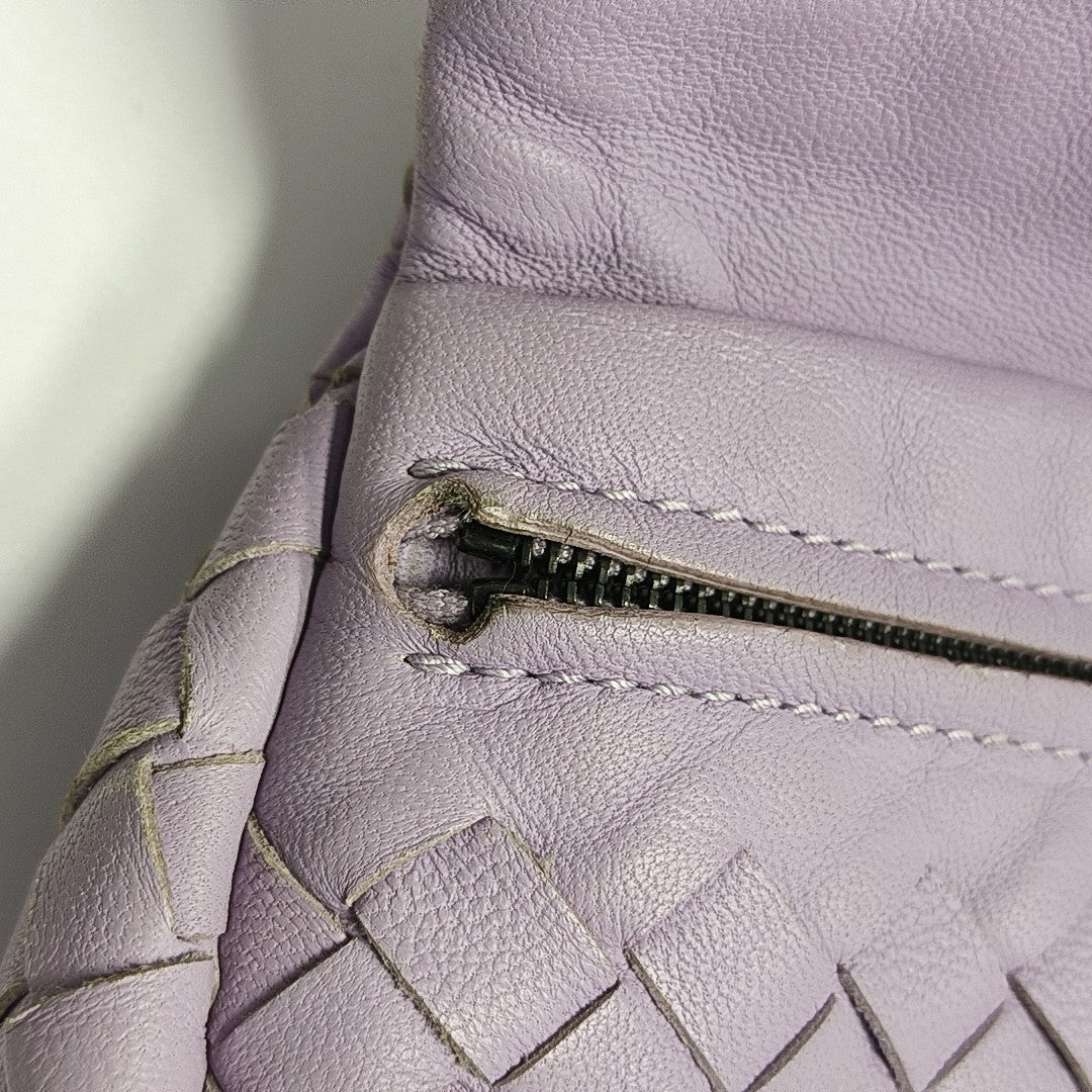 Lambskin Shoulder Bag Purple