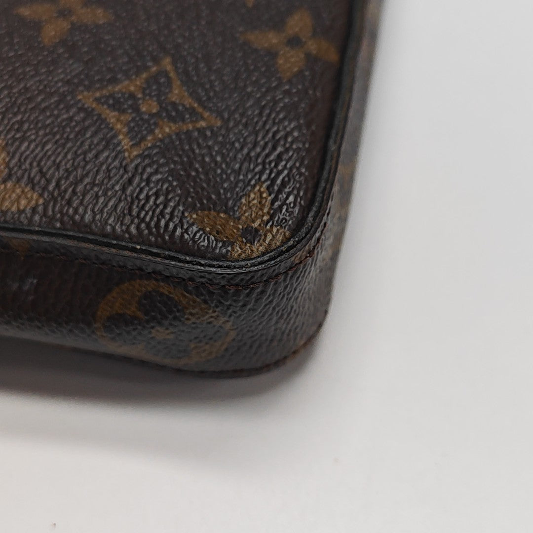 FÉLICIE Monogram Coated Canvas Brown