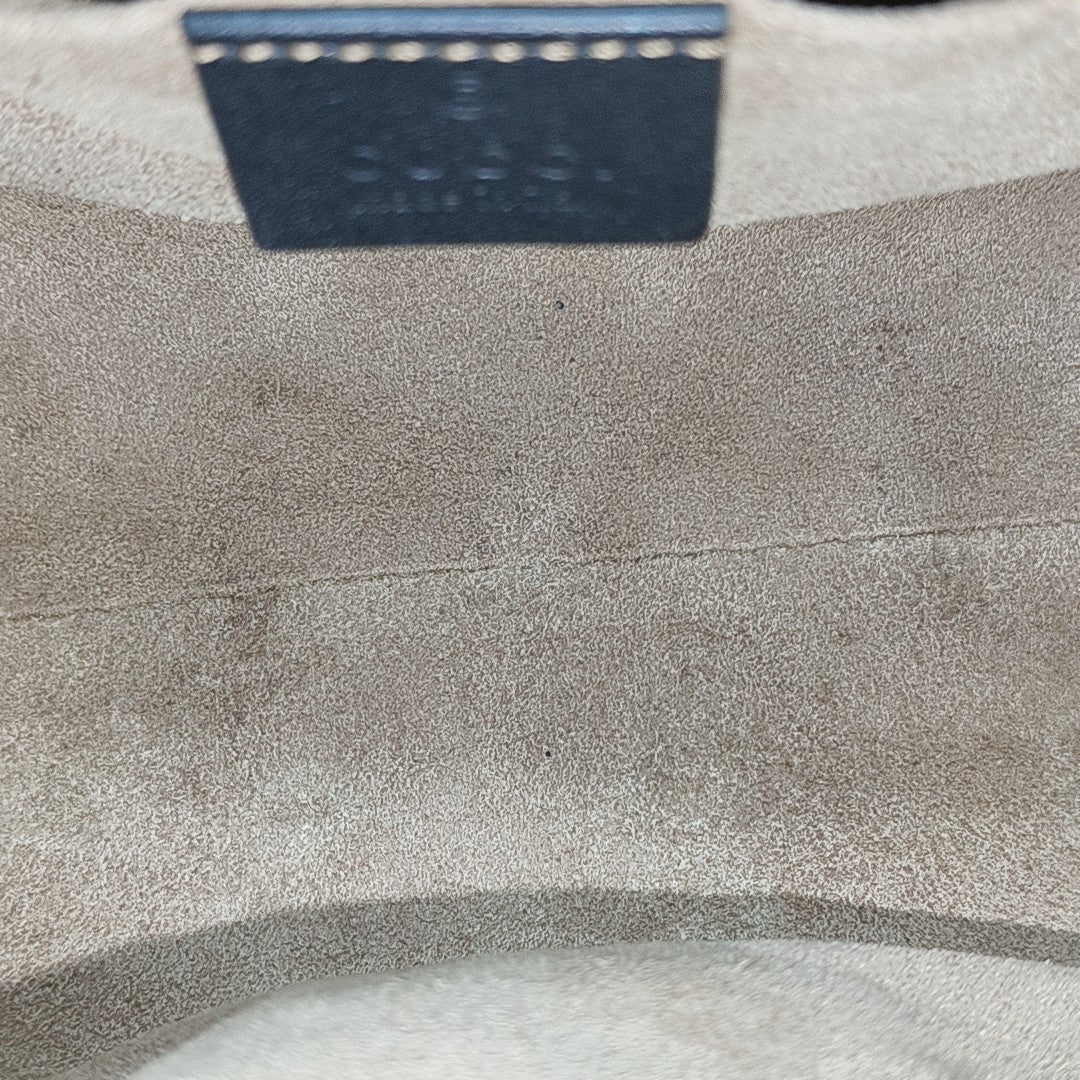 Padlock Small Monogram Coated Canvas Beige