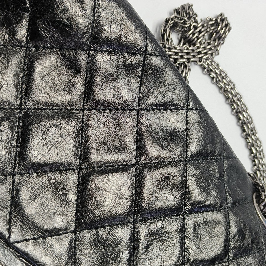 2.55 227 Quilted Calfskin Black