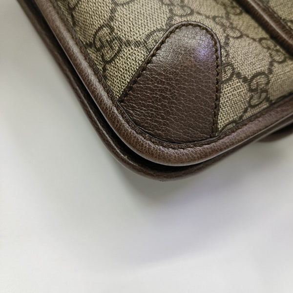 Neo Vintage Small Monogram Coated Canvas Beige