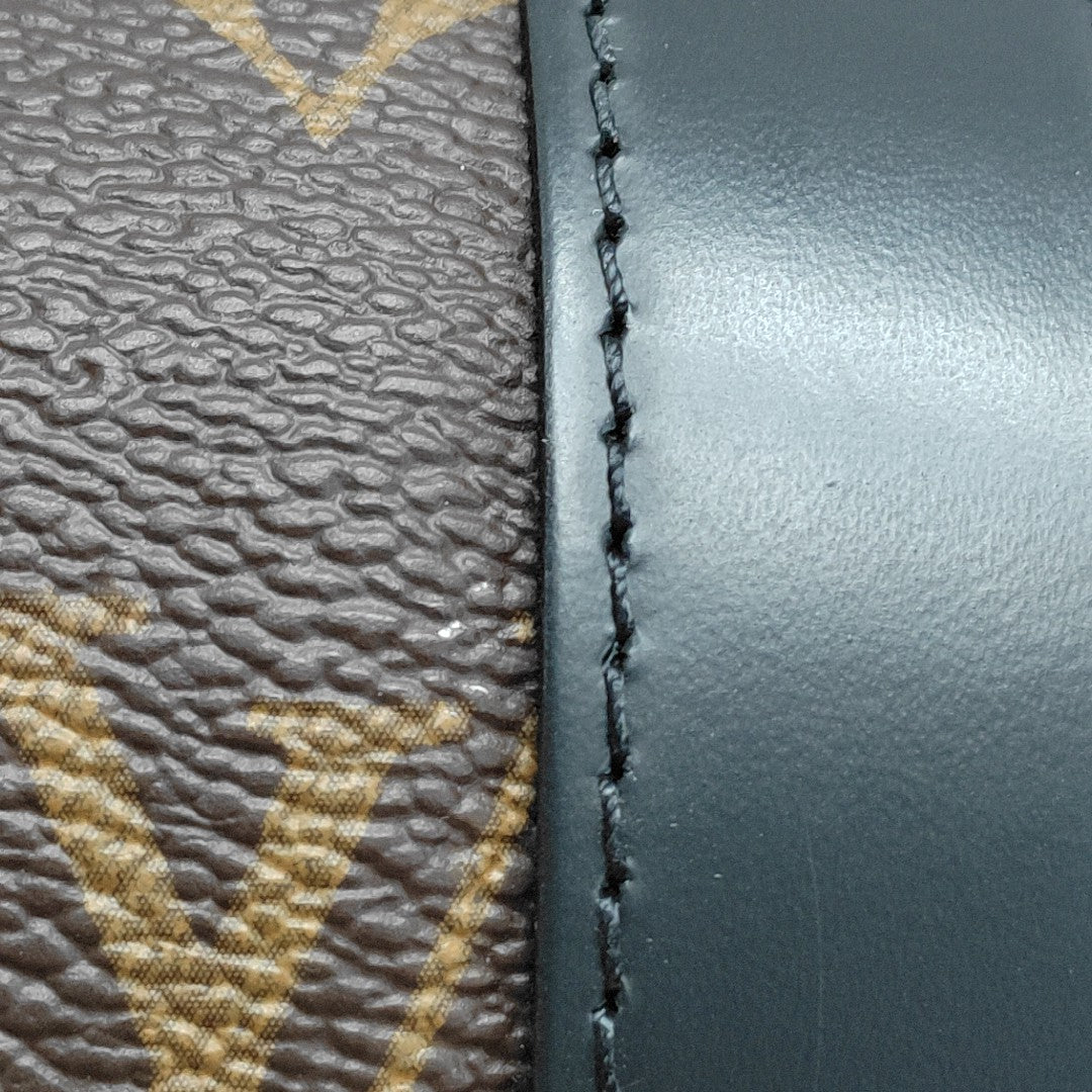 KEEPALL 45 Monogram Coated Canvas Brown