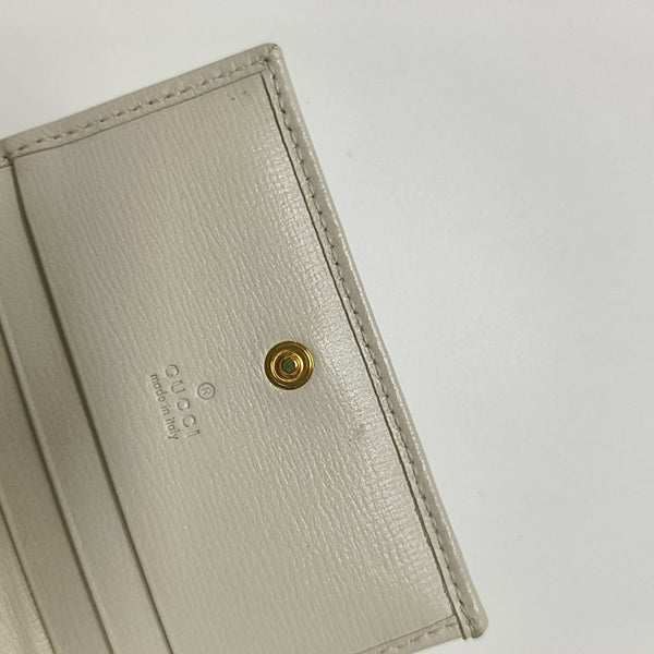 Horsebit 1955 Small Monogram Coated Canvas Beige Wallet