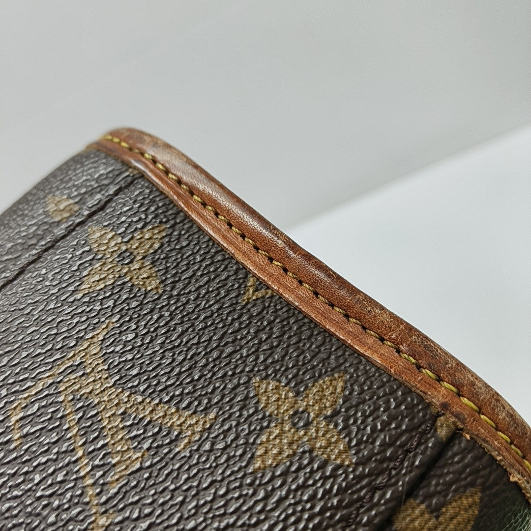 BEL AIR GM Monogram Coated Canvas Brown