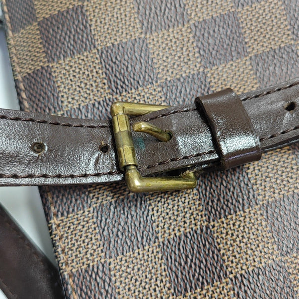 CHELSEA Damier Ebene Coated Canvas Brown