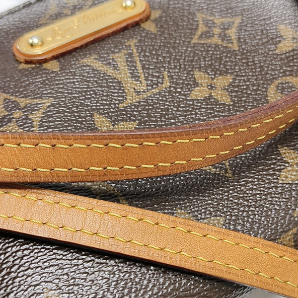 EVA Monogram Coated Canvas Brown