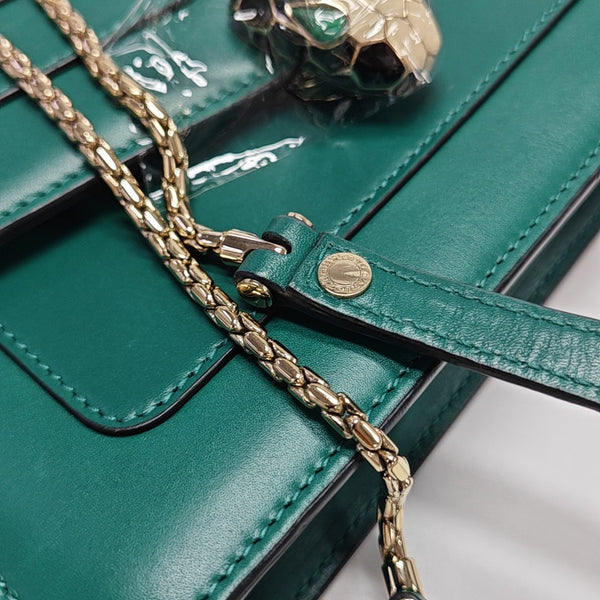 SERPENTI FOREVER Small Calfskin Green