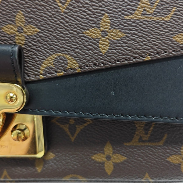 MARCEAU Monogram Coated Canvas Brown