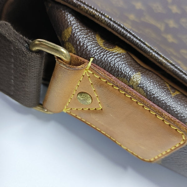 VALMY Monogram Coated Canvas Brown