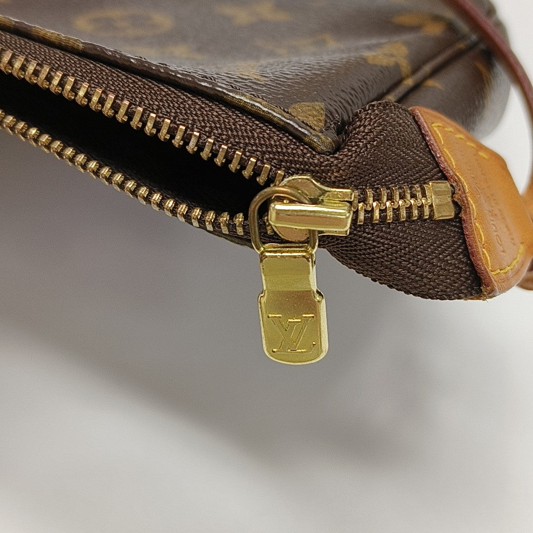 ACCESSOIRES Monogram Coated Canvas Brown