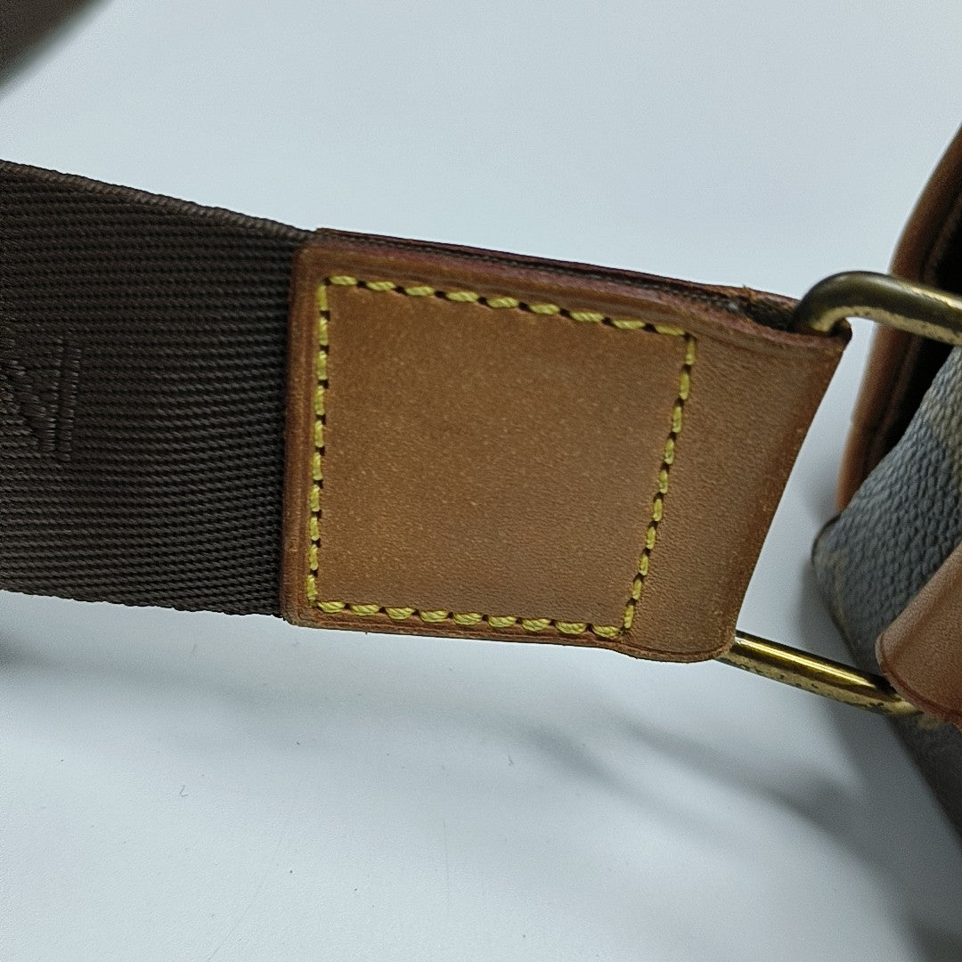 VALMY Monogram Coated Canvas Brown