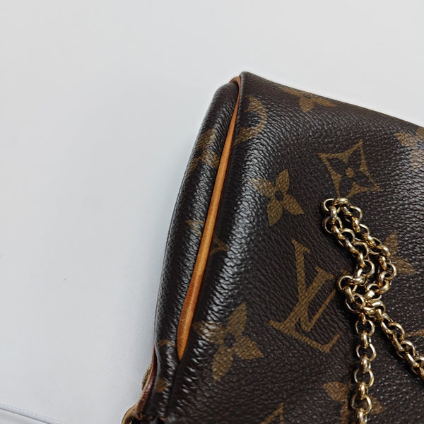 EVA Monogram Coated Canvas Brown