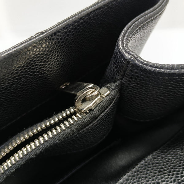 CHANEL GST Extra Large Quilted Grained Calfskin Black