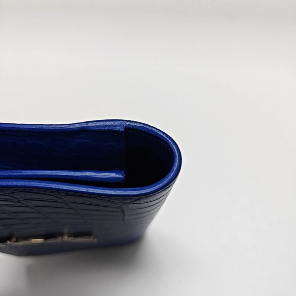 Authenticated pre-owned  KATE Medium Calfskin Blue - Clutch at Looply