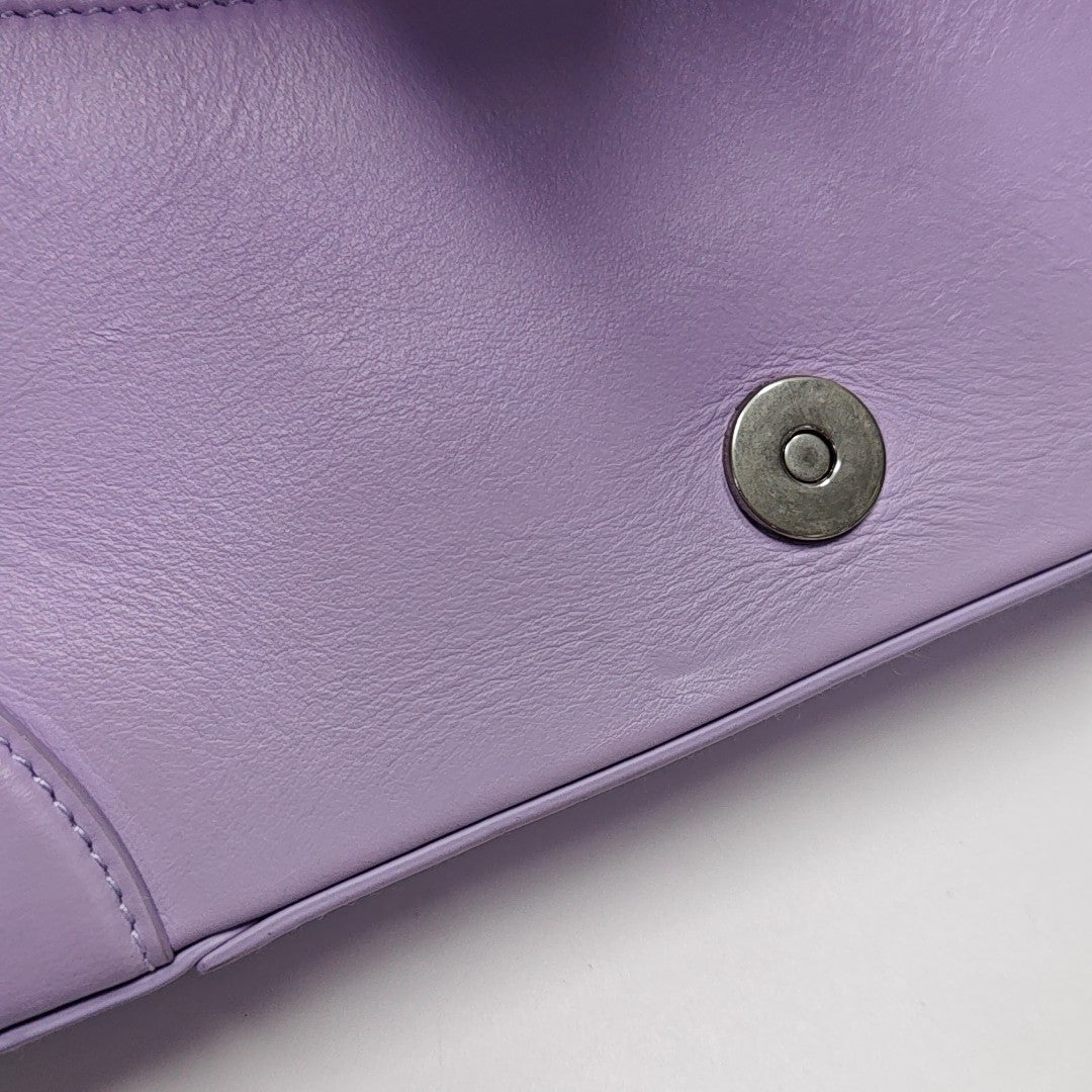 LINDSAY Small Calfskin Purple