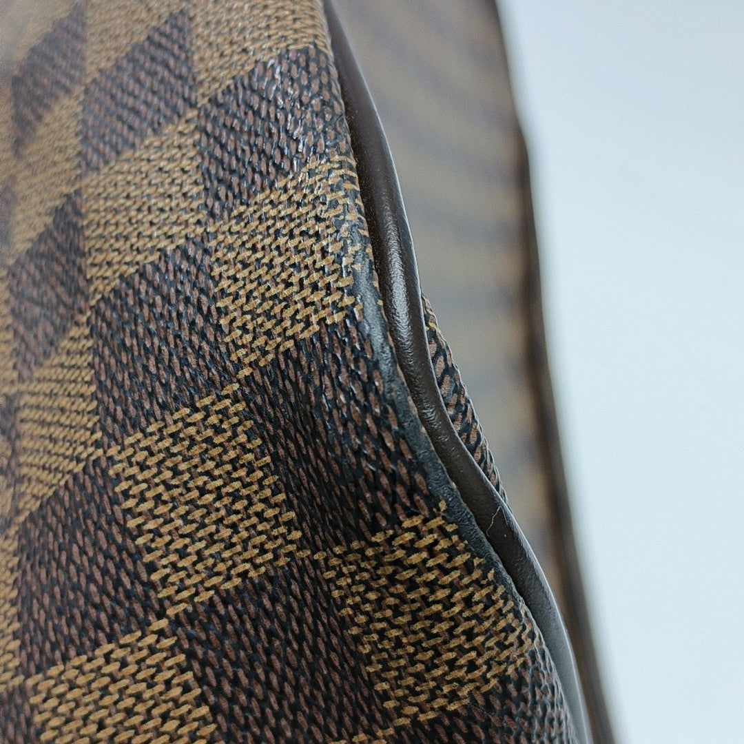 GREENWICH Lona recubierta Damier Ebene Marrón