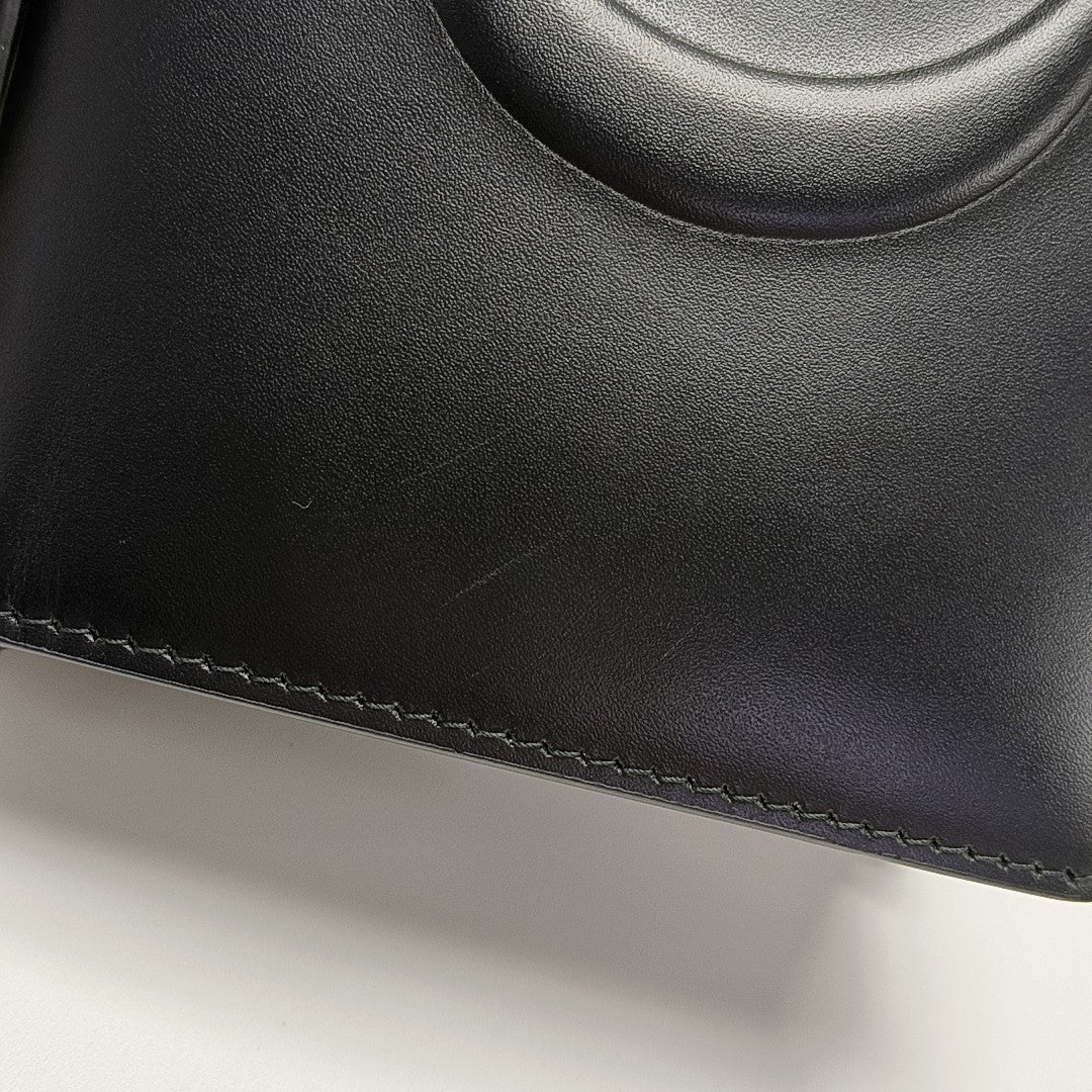 Calfskin Shoulder Bag Black