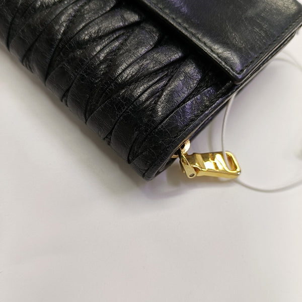 Lambskin Wallet Black