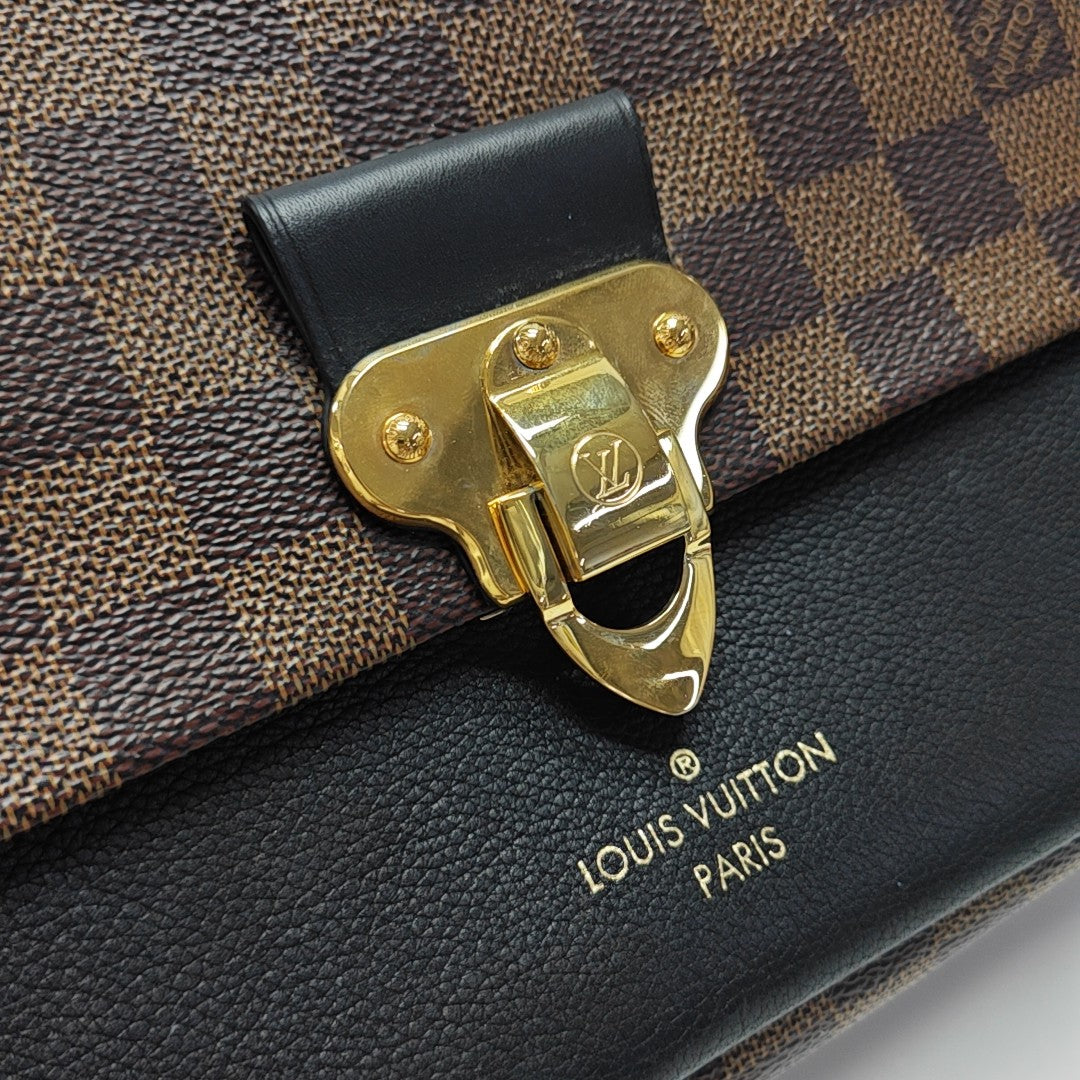 VAVIN PM Damier Ebene Coated Canvas Brown