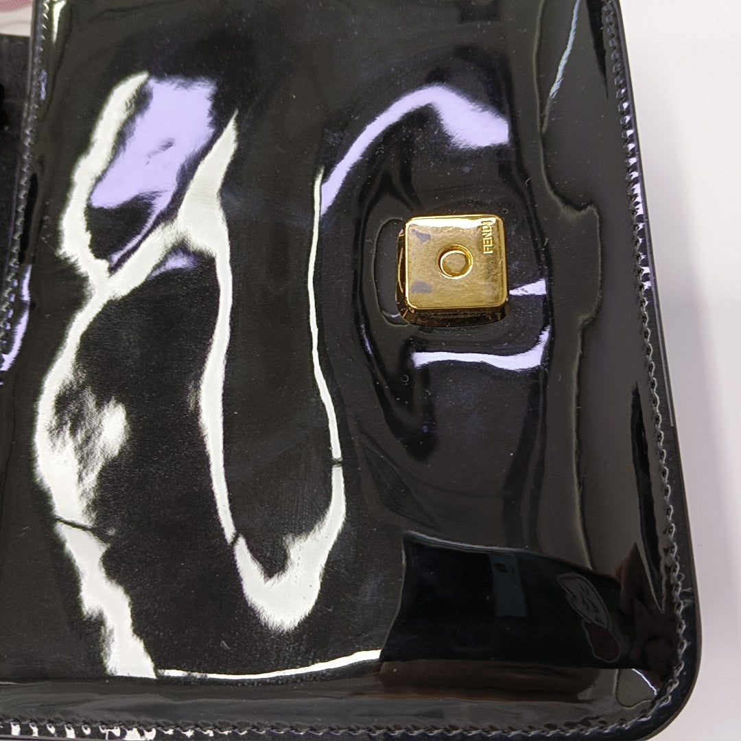 Karligraphy Patent Leather Black