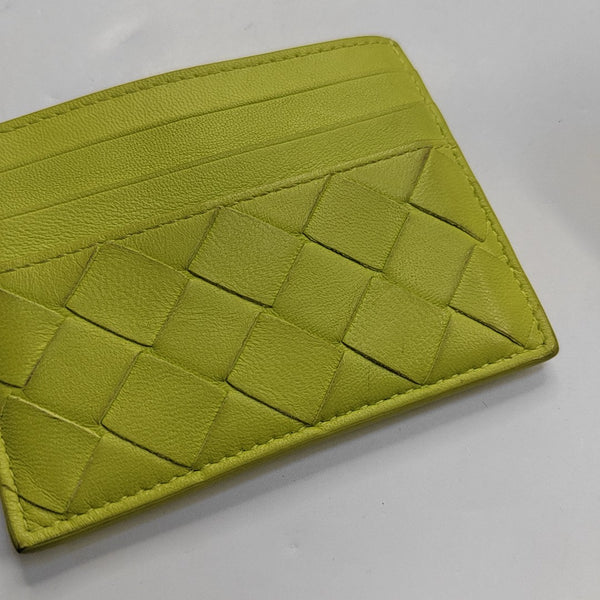Calfskin Card Holder Green