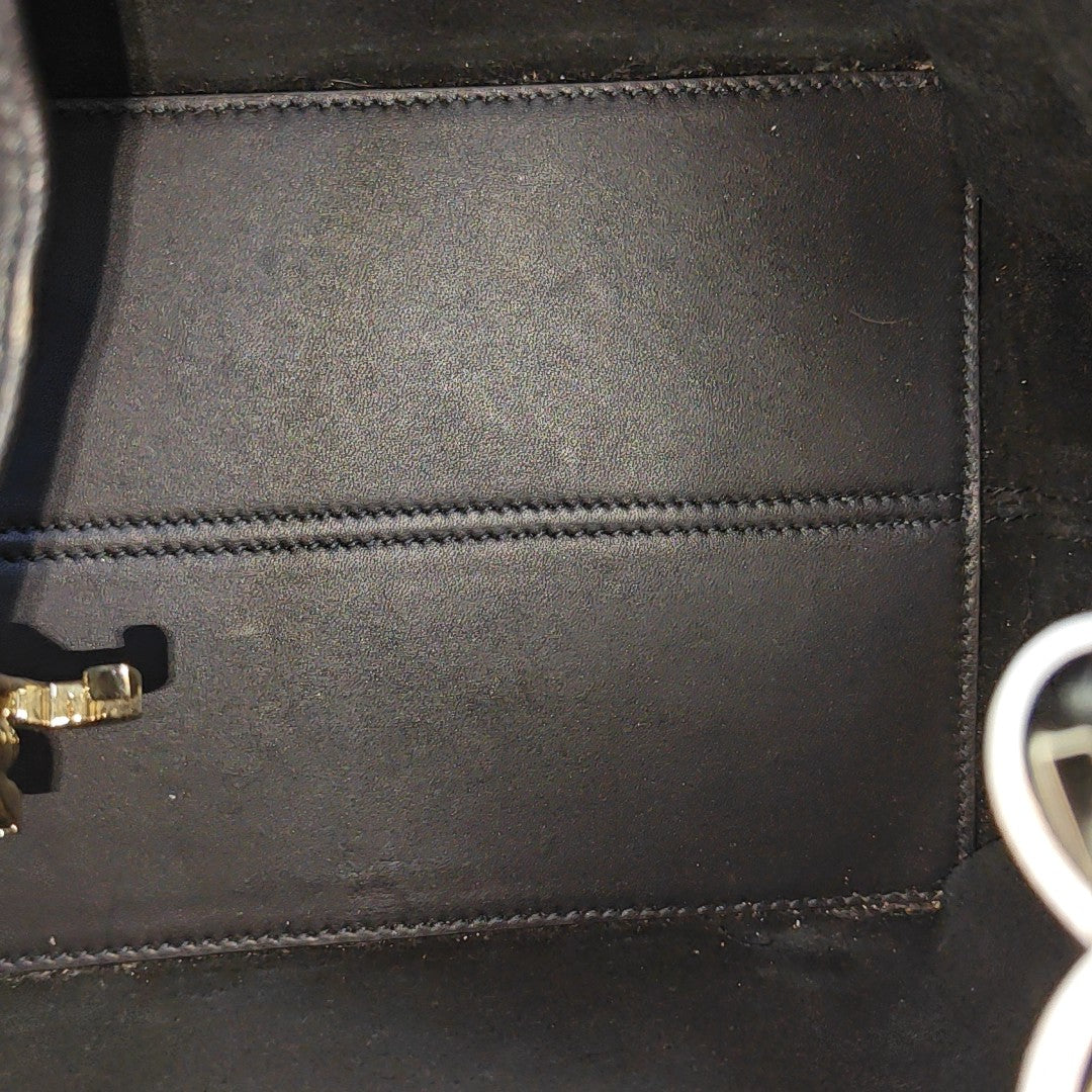 Toujours Small Cannage Calfskin Black