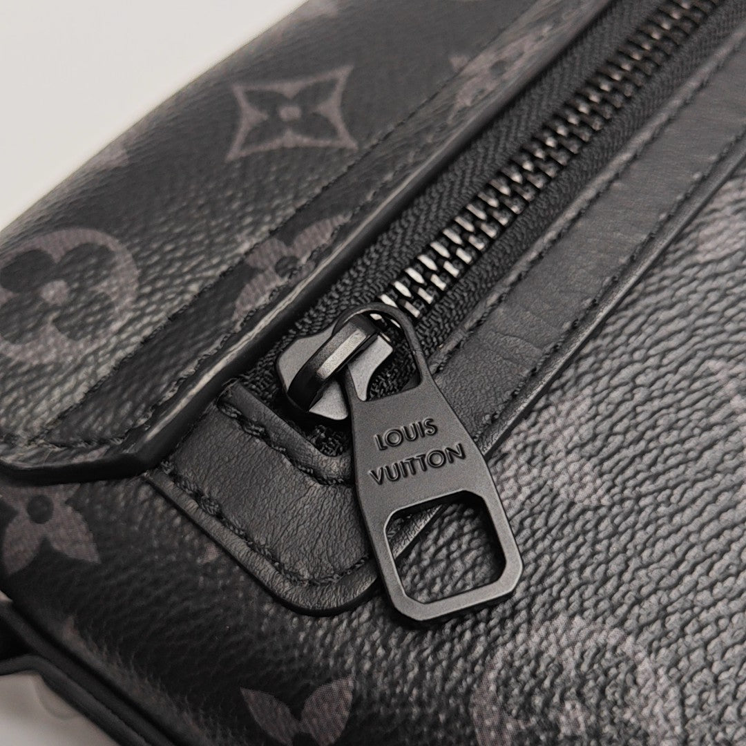 S-CAPE Monogram Coated Canvas Black