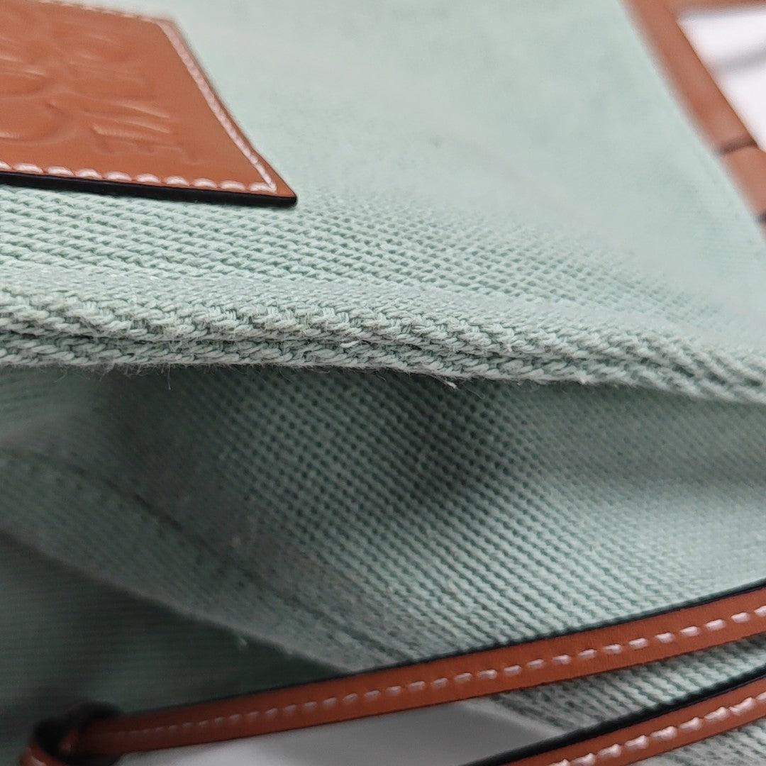 Cushion Small Canvas Green